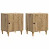 Noćni ormar 2 pcs Hrast artisan 43 x 34,5 x 50 cm