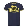 LONSDALE Majica Lees mornarska/rumena