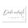 Personal Tabla dobrodošlice/plakat - Elegant