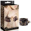 Leopard frenzy wrist cuffs