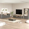 Hanah Home Set nameštaja za dnevnu sobu FR19-AA, Antracit