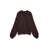 VERO MODA Pulover VMMaybe temno rjava