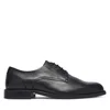 Nizki čevlji Tommy Hilfiger Corporate Dressy Lth FM0FM06023 Črna