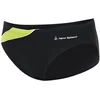 Mens swimsuit aqua sphere eliott repreve slip black/bright green 32