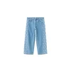MANGO KIDS Kavbojke LASER moder denim
