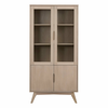 Vitrina v hrastovem dekorju 94x192 cm Marte - Actona