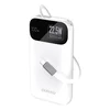 DUDAO K31 10000 mAh 22,5 W PD prenosna baterija z vgrajenim kablom - bela