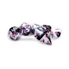 Kockice Chessex - Gemini - Polyhedral - Black-White & Pink (7)