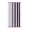 PEŠKIR RED AND BLUE STRIPED , bela, tamnoplava, tamnocrvena