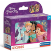 Clementoni Kocke s slikami Disneyjeve princese, 6 kock