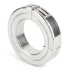 Mr. Steel Hinged Magnetic Cockring 45mm Silver