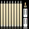 8x ELDNACELE LED sveča iz pravega voska z daljincem