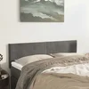 Uzglavlja tamnosiva 144x5x78/88 cm baršunasta