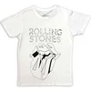 The Rolling Stones Hackney Diamonds Diamond Tongue Outline (Back Print) White M Majica