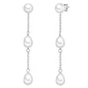 Valero Pearls Uhani srebrna/biserno bela