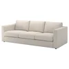 VIMLE Sofa trosed, Gunnared bež