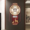 Compas Zidni sat 3349, 64cm, Crveni