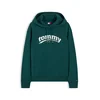 Tommy Jeans Majica ESS smaragd / bela