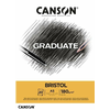 Canson Graduate Bristol risalni blok 180 g/m2 - 20 listov, A5 lepljen