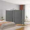 Vidaxl vidaXL 4-delni paravan, antracit, 346 x 180 cm, blago