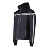 CMP MAN JACKET ZIP HOOD, muška skijaška jakna, crna 34W4687