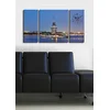 Wallity Zidni sat 3P204045CS-4, 84x45 cm, 3 dela