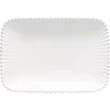 COSTA NOVA Pearl plitek krožnik, kvadraten, 38 mm, dolžina: 304 mm, bel