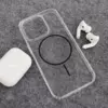 Maska Mag Case Clear Slim za iPhone 16 Pro Max crna