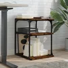 Stalak za pisač s 3 razine boja hrasta 43 x 48 x 64 cm drveni