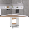 Ormarić za pećnicu Riga Betonsko siva 60x46x81,5 cm Konstruirano drvo