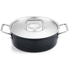 Nizka ponev ADAMANT 28 cm, črna, aluminij, Fissler