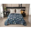Pregrinjalo za posteljo NOREVA, modro Dimenzije: 220 x 240 cm