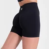 Polleo Womens Fierce Seamless Shorts, Black - XS