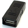 Gembird A-USB2-AMFF zensko-zenski adapter USB 2.0 coupler, black