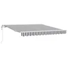 Vidaxl Avtomatsko zložljiva tenda antracit in bela 300x250 cm