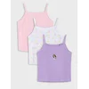 Sinsay - Pamukna majica bez rukava sa Gabbys Dollhouse printom 3 pack - šareno