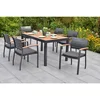Gardenson VRTNA GARNITURA ASTROS aluminij barve grafita, naravne barve