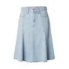 LEVIS  Krilo Godet Knee Length Skirt svetlo modra