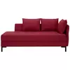 SOFA LEŽAJ tekstil crvena