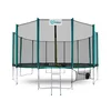 INLEA PREMIUM Jump Trampolin 500 cm z zunanjo zaščitno mrežo - temnozelena