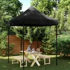 Šator za zabave Crna 200 x 200 x 306 cm Oxford tkanina