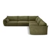 Zelen kotni kavč (obojestranski) Vanda - Mazzini Sofas