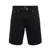 Only & Sons Kavbojke ONSEdge črn denim