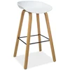 CASARREDO Barski stol STING hrast/bela