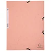 FASCIKL KLAPA S GUMICOM KARTON A4 AQUAREL EXACOMPTA 55527E PASTELNO KORALJNA