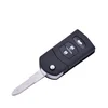 CAR 888 ACCESSORIES Kućište oklop ključa 3 dugmeta za Mazdu crno