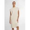 Womens dress Terry cream