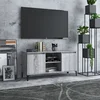 TV ormarić s metalnim nogama boja hrasta sonome 103,5x35x50 cm