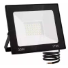 hurtnet LED 30W reflektor črn flat 6500K IP66