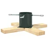 Stalak za božićno drvce 1.73 Zelena 50 x 50 x 16 cm